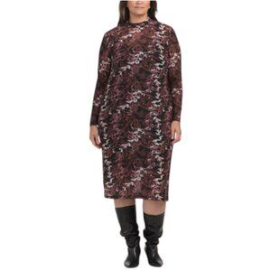 ESTELLE Plus Reflection Leaves Mesh Dress